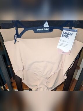 Lands End EverSoft Smoothing Shapewear 3 Pk XL Plus Size Neutral Tummy Control